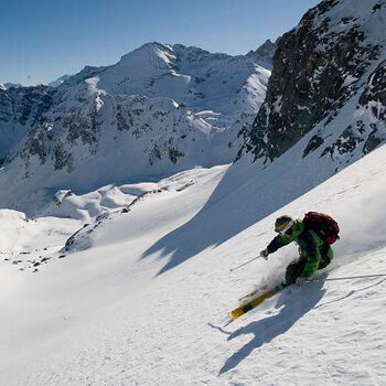 1 winter skiing
